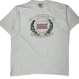Centennial 1895-1995 Volunteer Graphic T-Shirt - XL White Cotton