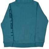 Age 10 Carhartt Hoodie - Medium Blue Cotton Blend