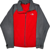The North Face Fleece - Large Gray Polyester