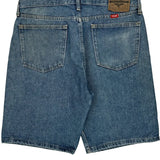 Wrangler Denim Shorts - 34W 10L Blue Cotton