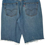 Levis Denim Shorts - 36W 11L Blue Cotton
