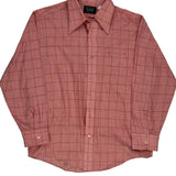 Jc Penny Checked Shirt - XL Red Cotton