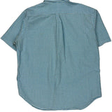 Ralph Lauren Checked Short Sleeve Shirt - XL Blue Cotton
