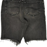 Lee Denim Shorts - 32W 11L Black Denim