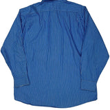 Tommy Hilfiger Striped Shirt - Large Blue Cotton
