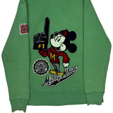 Disney Graphic Hoodie - XL Green Cotton