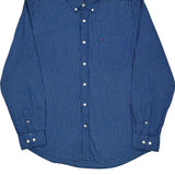 Tommy Hilfiger Checked Shirt - Large Blue Cotton