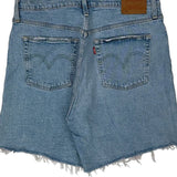 Levis Denim Shorts - 32W UK 12 Light Wash Cotton