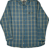 Timberland Checked Shirt - Large Green Cotton