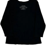 Harley Davidson Long Sleeve T-Shirt - XL Black Cotton