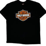 Motorcycles Harley Davidson T-Shirt - XL Black Cotton