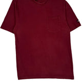Dickies T-Shirt - Medium Burgundy Cotton