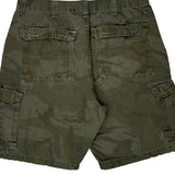 Wrangler Camo Cargo Shorts - 34W 10L Camo Cotton