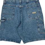 Wrangler Carpenter Shorts - 38W 11L Blue Cotton
