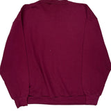 Harley Davidson Spellout Sweatshirt - XL Burgundy Cotton