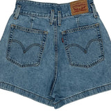 Levis Denim Shorts - 26W UK 8 Blue Cotton
