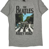 The Beatles Band T-Shirt - Medium Gray Cotton