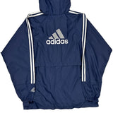 Vintage Adidas Jacket - Large Blue Nylon