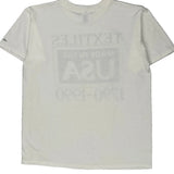Textiles Made In The USA 1790-1990 Delta T-Shirt - Large White Cotton