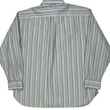Tommy Hilfiger Striped Shirt - 2XL Green Cotton