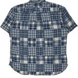 Tommy Hilfiger Checked Short Sleeve Shirt - XL Blue Cotton