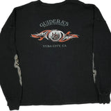 Guidera'S Harley-Davidson Yuba City, Ca Harley Davidson Graphic Long Sleeve T-Shirt - 4XL Black Cotton