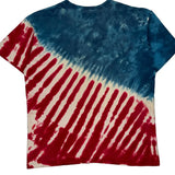 Liquid Blue Tie-Dye T-Shirt - Large Multicoloured Cotton