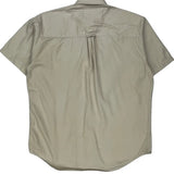Chaps Ralph Lauren Short Sleeve Shirt - 2XL Beige Cotton