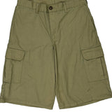 Dickies Cargo Shorts - 28W 13L Khaki Polyester Blend