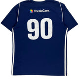 New United Adidas Football Football Shirt - Medium Blue Polyester