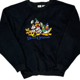 Disney Cartoon Sweatshirt - XL Black Polyester