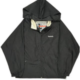 Union Jack Print On The Inner Lining Reebok Jacket - XL Black Nylon