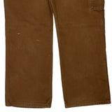 Dickies Carpenter Trousers - 35W 29L Brown Cotton