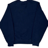 Russell Athletic College Sweatshirt - Small Navy Cotton Blend