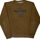 Punta Cana Hard Rock Cafe Sweatshirt - XL Brown Cotton Blend