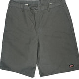 Dickies Shorts - 34W 11L Grey Cotton Blend