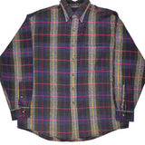 Gant Checked Flannel Shirt - Large Multicoloured Cotton