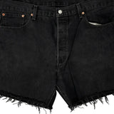 Levis Denim Shorts - 38W 8L Black Cotton