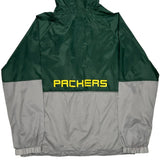 Packers Nfl Windbreaker - Large Gray Polyester