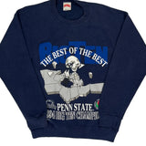 Penn State 1994 Big Ten Champions Nutmeg Graphic Sweatshirt - Large Navy Cotton
