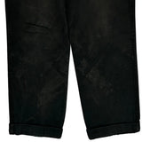 Stussy Double Knee Carpenter Trousers - 30W 28L Black Cotton