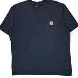 Carhartt T-Shirt - XL Navy Cotton