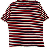 Polo By Ralph Lauren Striped Polo Shirt - Large Blue Cotton