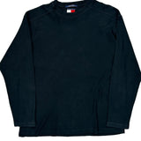 Tommy Hilfiger Long Sleeve T-Shirt - Medium Black Cotton