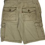 Levis Cargo Shorts - 34W 11L Khaki Cotton