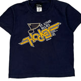 Age 8 Reebok Graphic T-Shirt - Small Navy Cotton