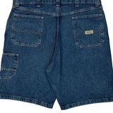 Wrangler Denim Shorts - 36W 10L Blue Cotton