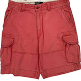 Polo By Ralph Lauren Cargo Shorts - 36W 10L Red Cotton
