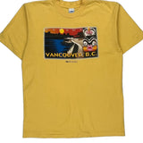 Vancouver B.C. Princess Single Stitch T-Shirt - 3XL Yellow Cotton