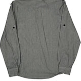 Hexagon Product Southpole Striped Shirt - Large Grey Cotton